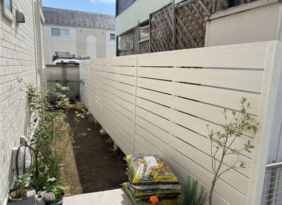 マイティウッドフェンス ミルキーホワイト